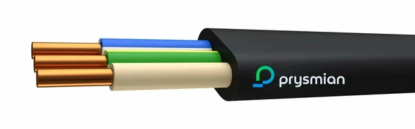 Купить Кабель силовой ВВГнг(А)-LS 3х1.5-0,660 плоский РЭК/Prysmian